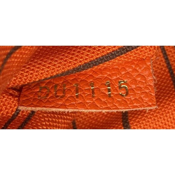 Louis Vuitton Speedy Bandouliere Bag Monogram Empreinte Leather 25 Orange - Picture 9 of 9